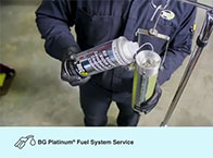 BG Platinum Fuel System Service video